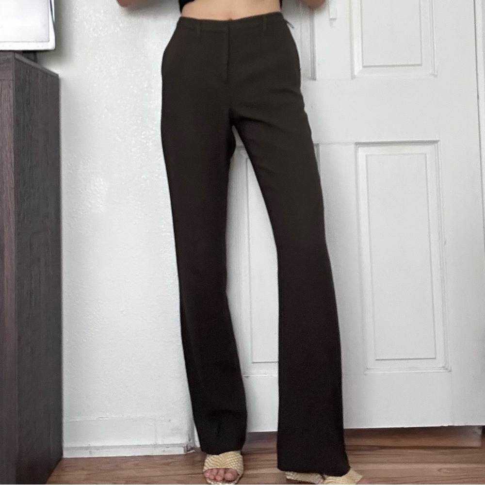 Prada Black Straight Leg Pants